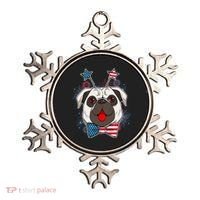 Fourth of July Fireworks Pug Dog Ornament thumb 0
