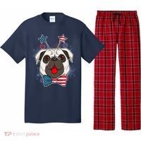 Fourth of July Fireworks Pug Dog Pajama Set thumb 0