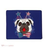 Fourth of July Fireworks Pug Dog Mousepad thumb 0