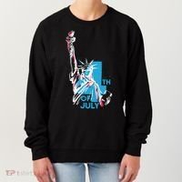 Fourth Of July Statue Of Liberty Women's Sweatshirt thumb 0