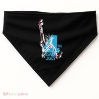Fourth Of July Statue Of Liberty USA-Made Doggie Bandana thumb 0
