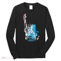 Fourth Of July Statue Of Liberty Long Sleeve Shirt thumb 0