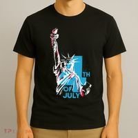 Fourth Of July Statue Of Liberty T-Shirt thumb 3