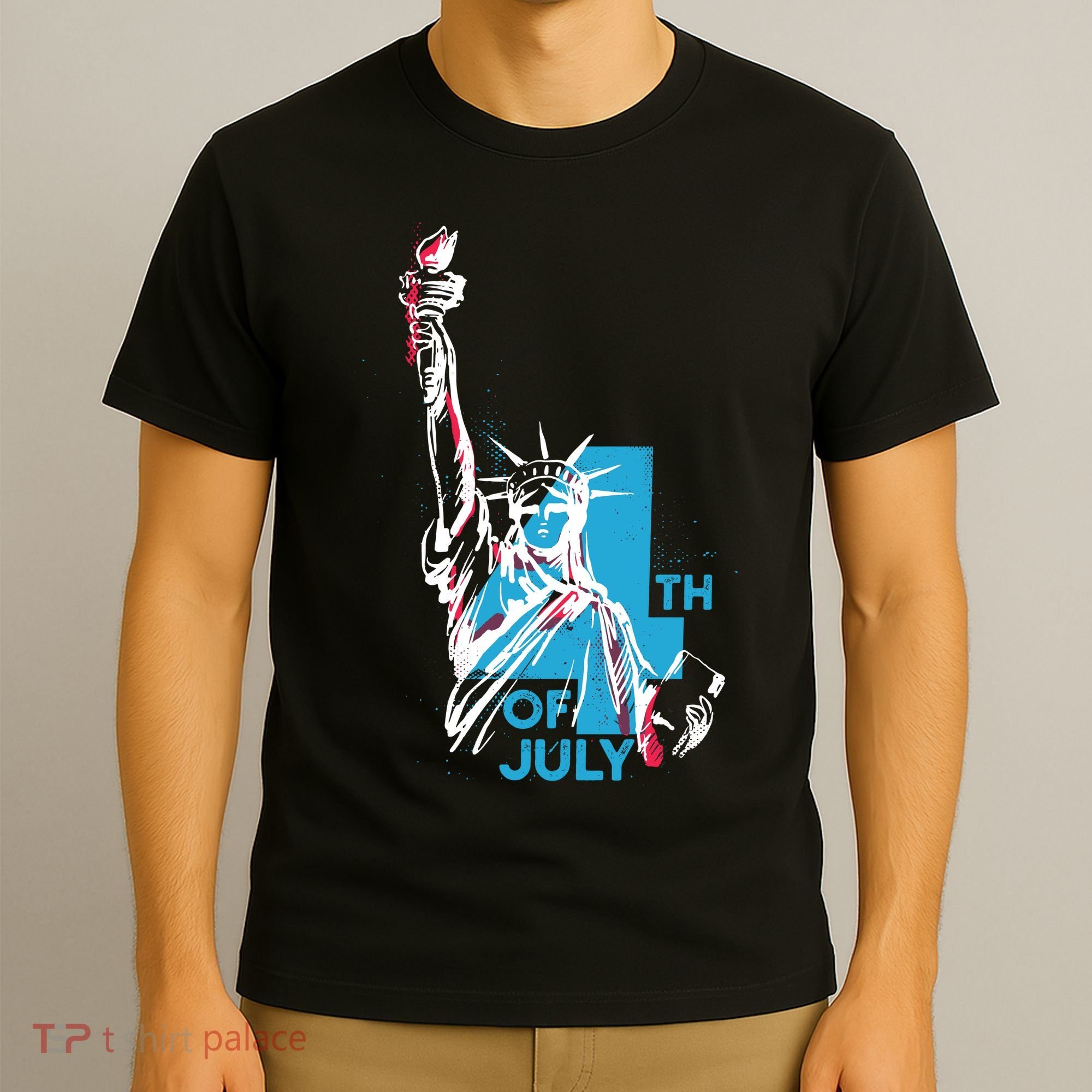 Fourth Of July Statue Of Liberty T-Shirt