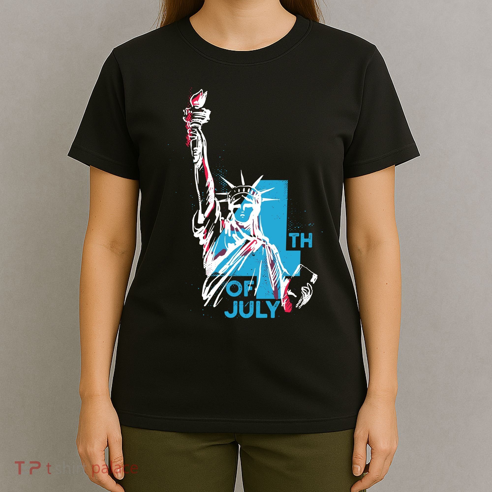 Fourth Of July Statue Of Liberty T-Shirt