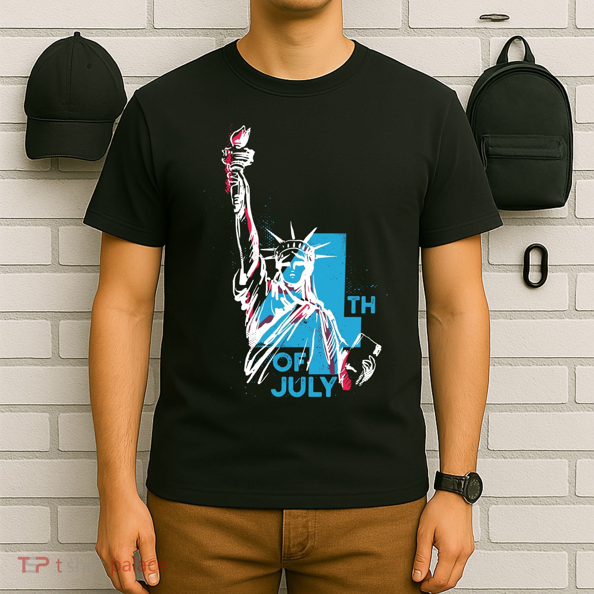 Fourth Of July Statue Of Liberty T-Shirt
