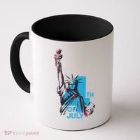 Fourth Of July Statue Of Liberty Coffee Mug thumb 0