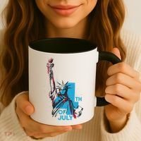 Fourth Of July Statue Of Liberty Coffee Mug thumb 3