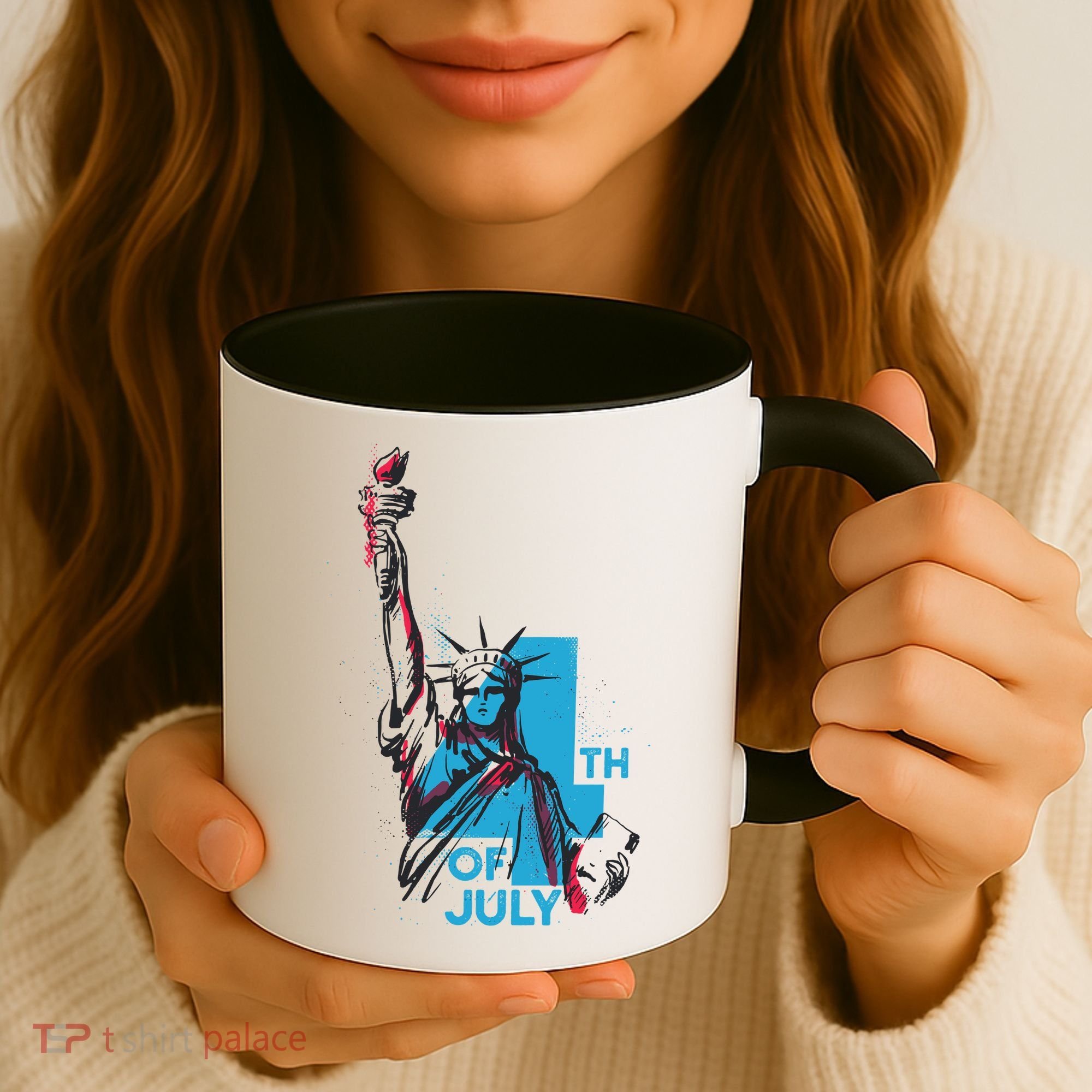 Fourth Of July Statue Of Liberty Coffee Mug