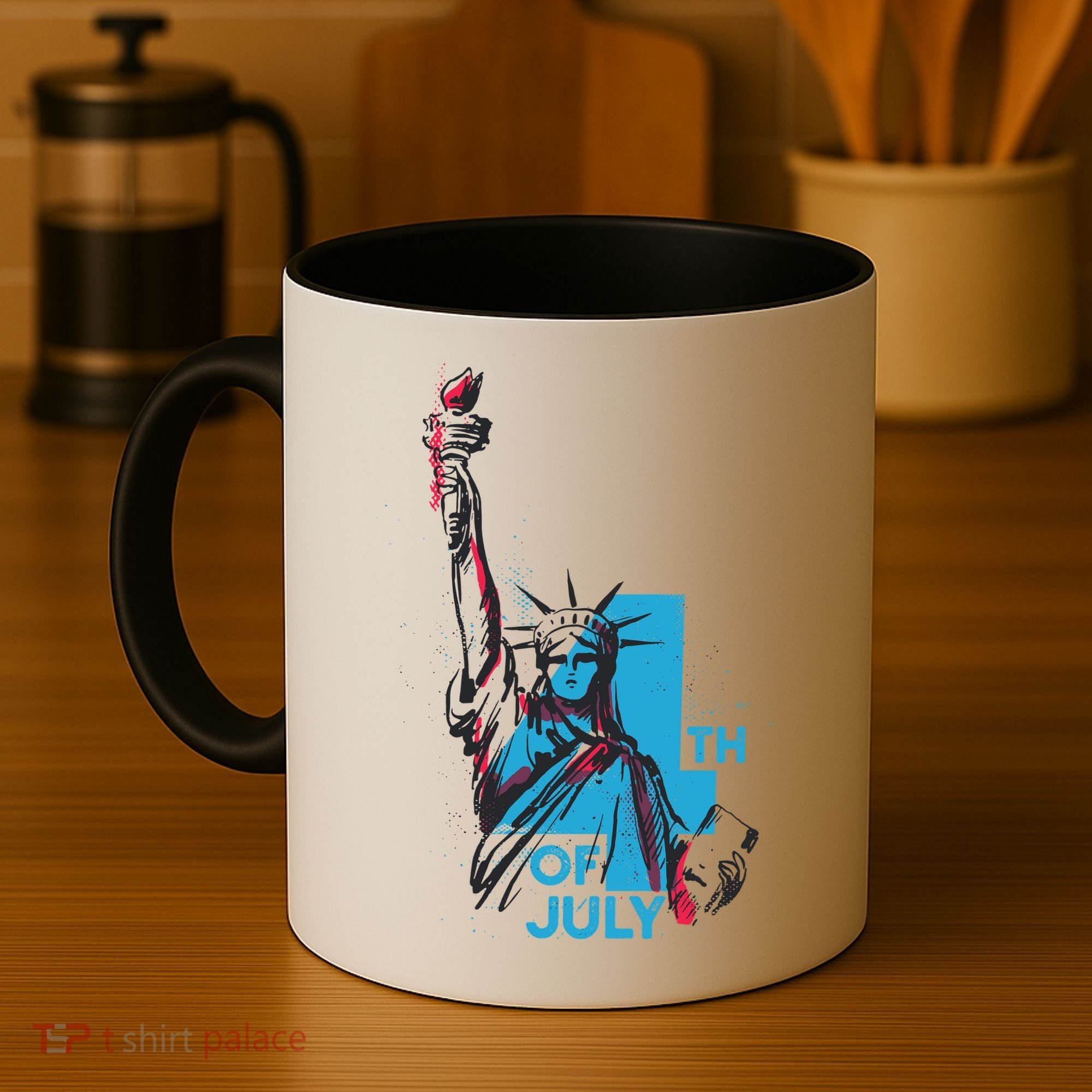 Fourth Of July Statue Of Liberty Coffee Mug