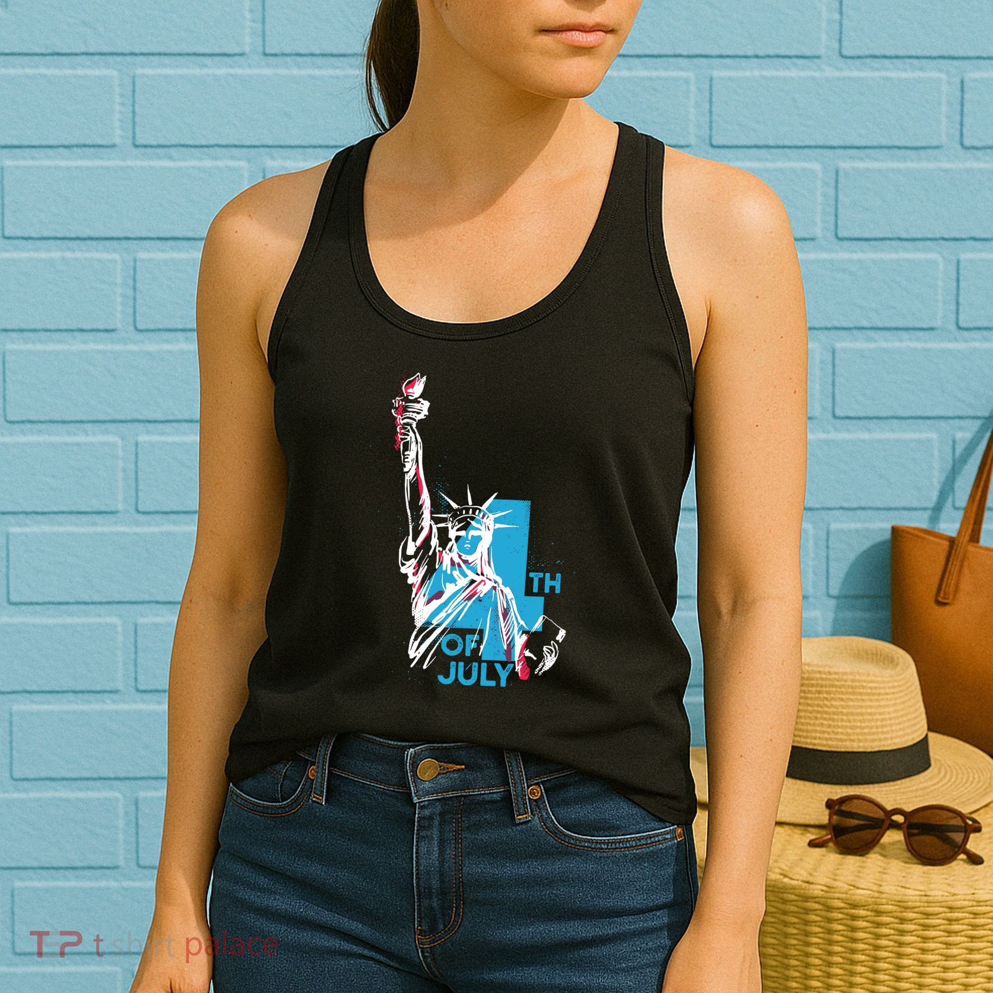 Fourth Of July Statue Of Liberty Women's Tank Top
