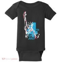 Fourth Of July Statue Of Liberty Baby Bodysuit thumb 0