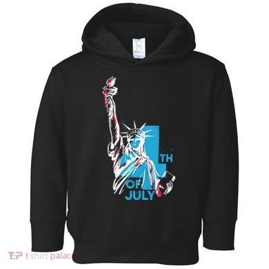 Fourth Of July Statue Of Liberty Toddler Hoodie