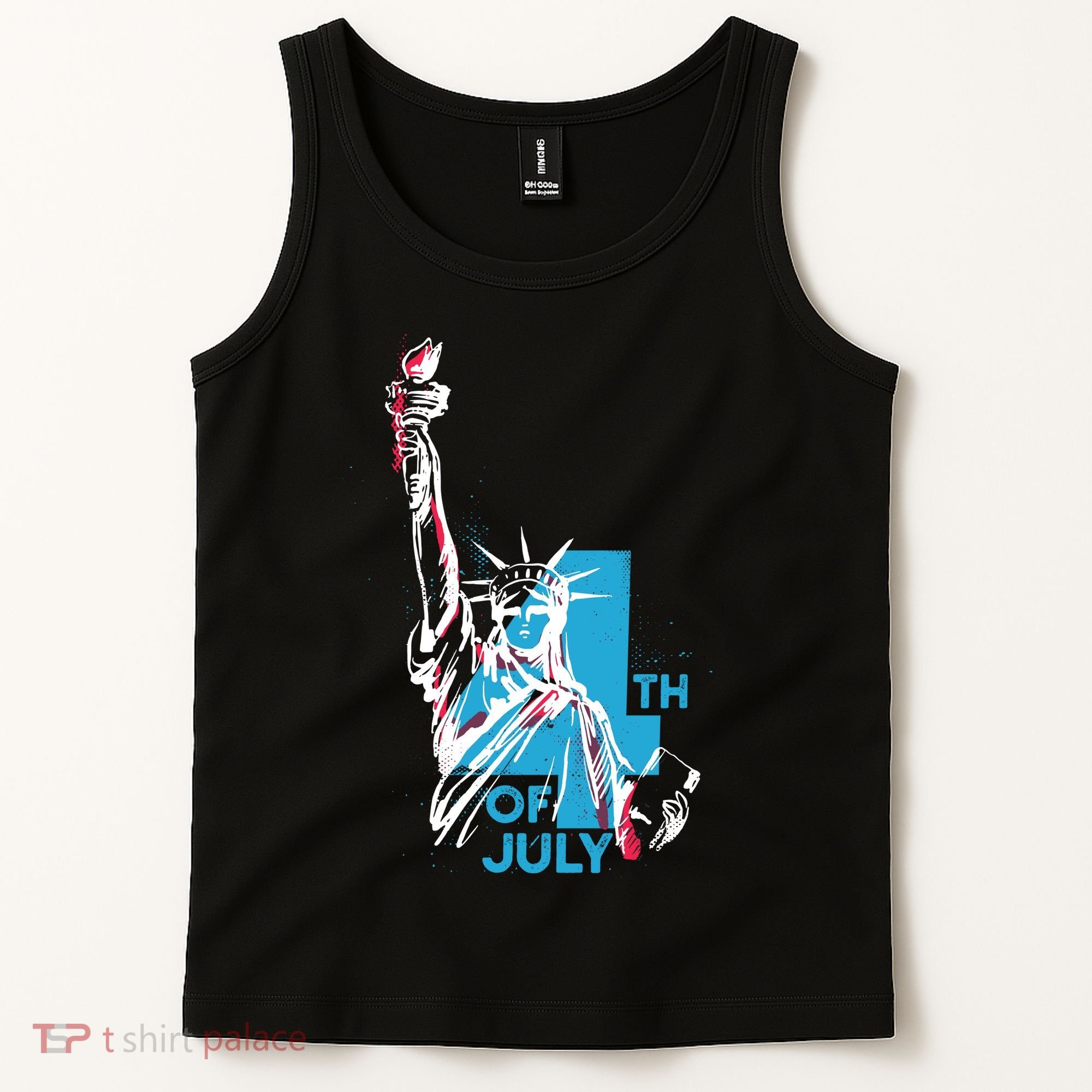 Fourth Of July Statue Of Liberty Tank Top