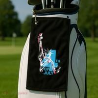 Fourth Of July Statue Of Liberty Golf Towel thumb 2