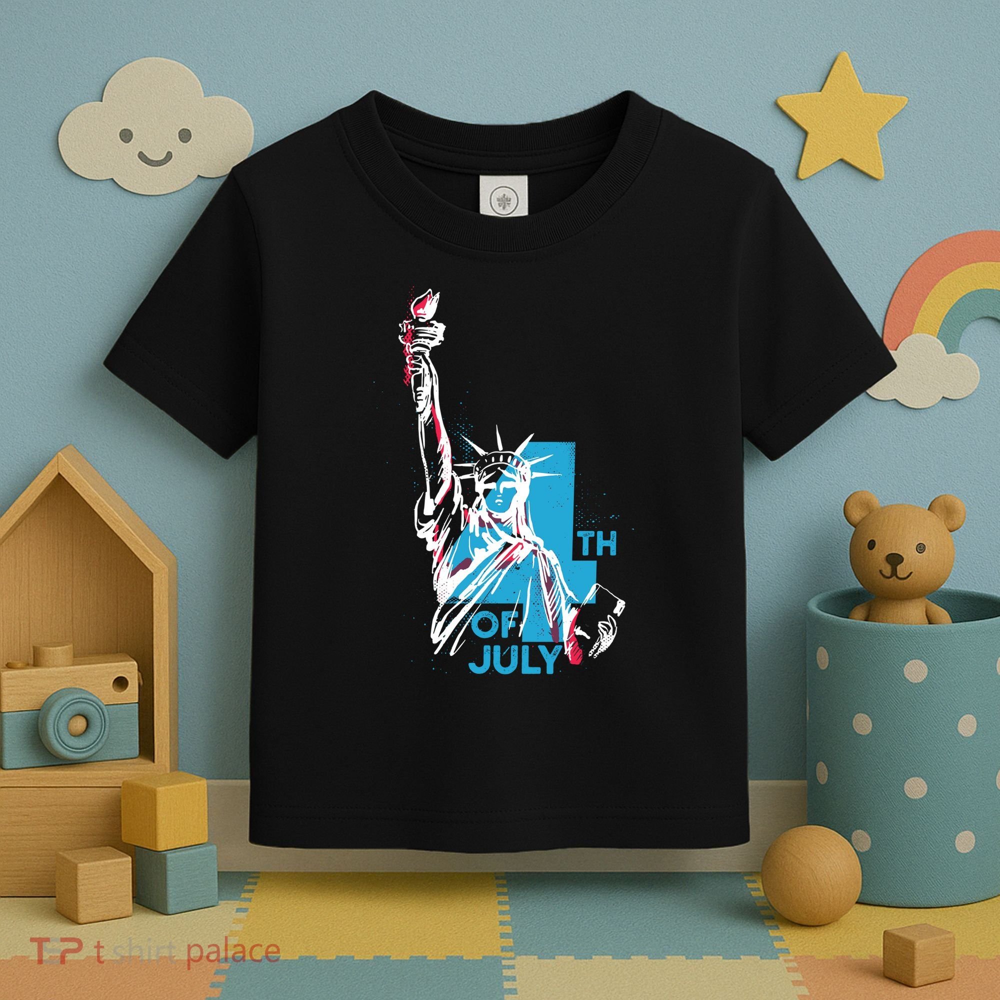 Fourth Of July Statue Of Liberty Toddler T-Shirt