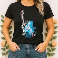Fourth Of July Statue Of Liberty Women's T-Shirt thumb 2