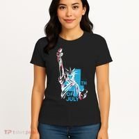 Fourth Of July Statue Of Liberty Women's T-Shirt thumb 4