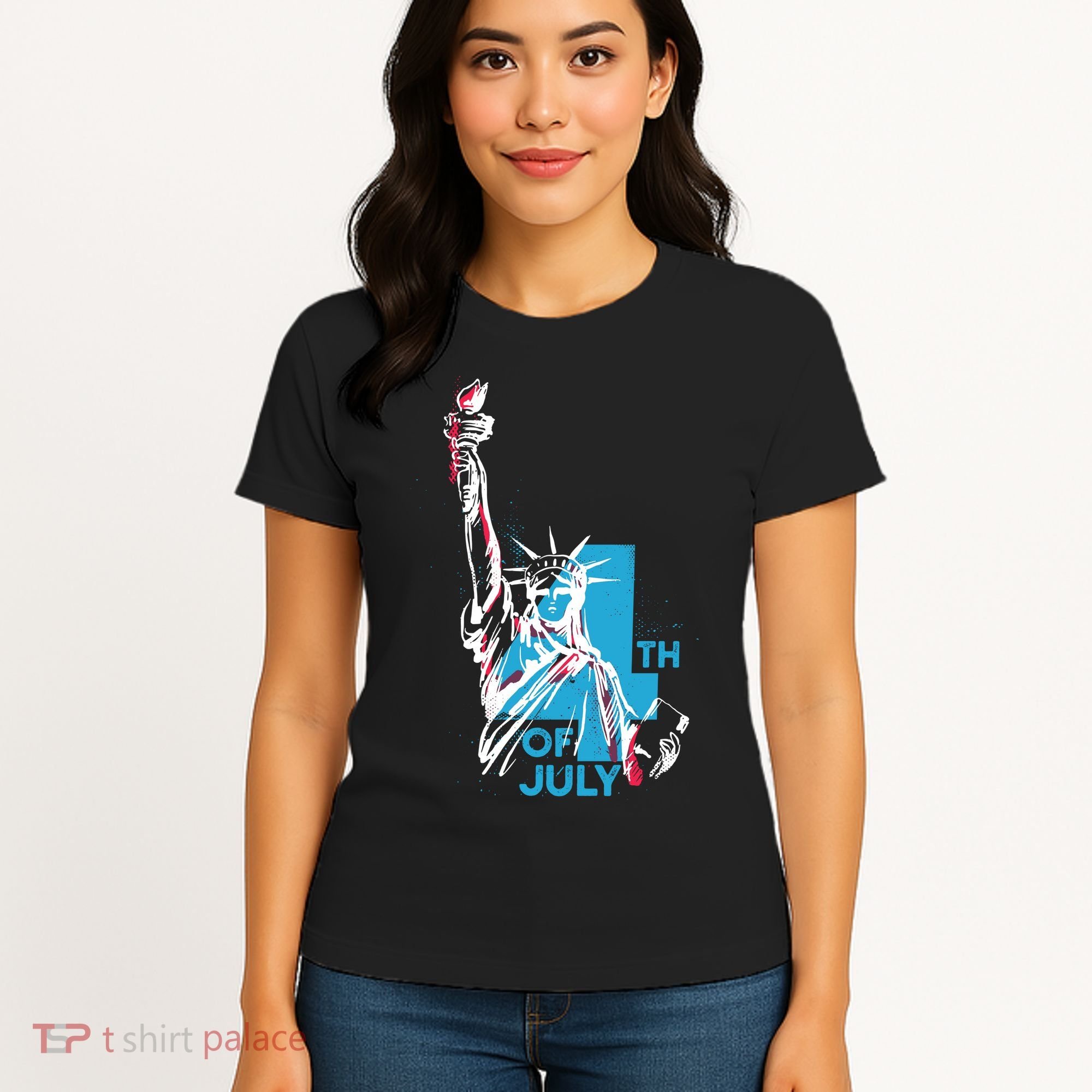 Fourth Of July Statue Of Liberty Women's T-Shirt