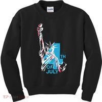 Fourth Of July Statue Of Liberty Kids Sweatshirt thumb 0