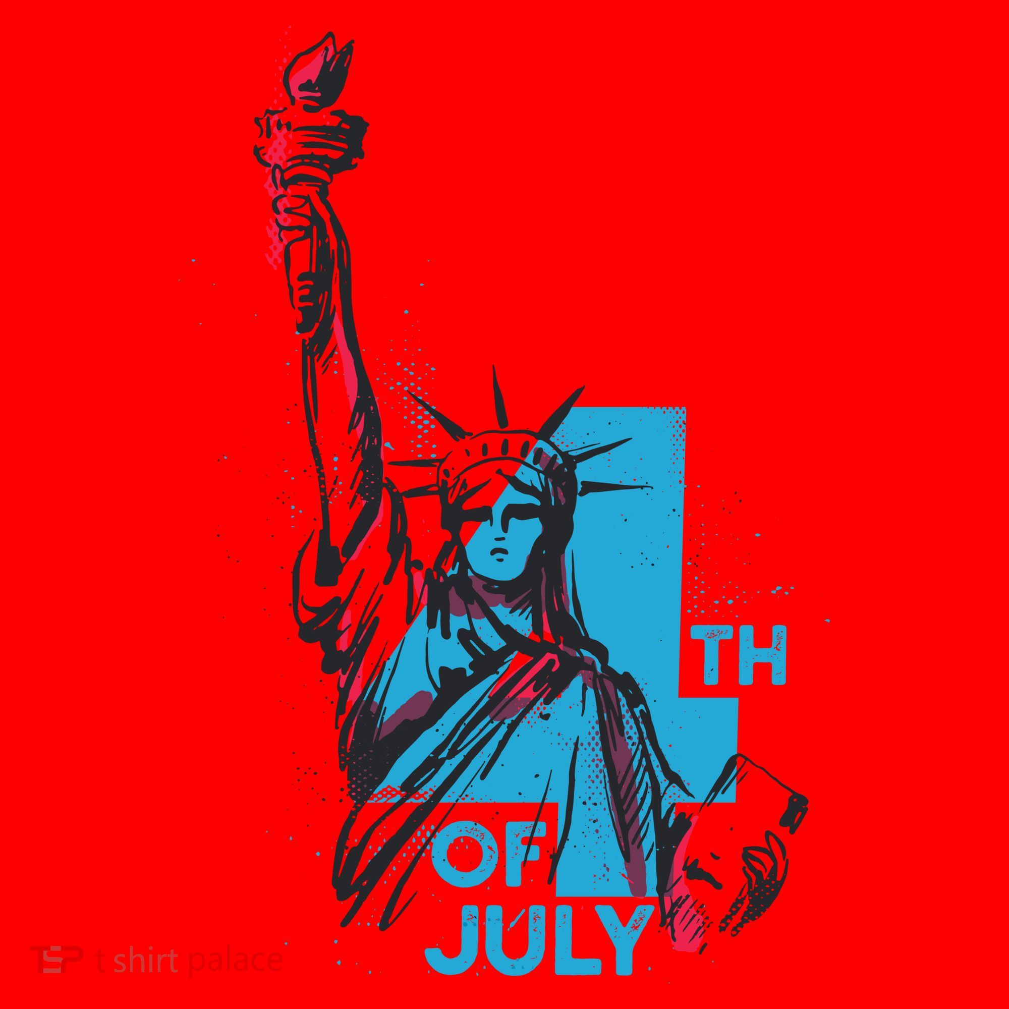 Fourth Of July Statue Of Liberty Santa Hat