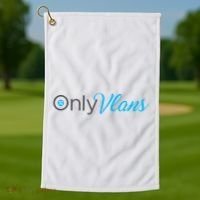 Funny Only Vlans Network Engineering Golf Towel thumb 1