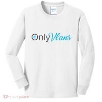 Funny Only Vlans Network Engineering Kids Long Sleeve Shirt thumb 0