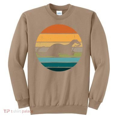 Funny Otter Vintage Retro Logo 1 Sweatshirt