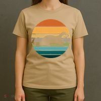 Funny Otter Vintage Retro Logo 1 T-Shirt thumb 4