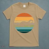 Funny Otter Vintage Retro Logo 1 T-Shirt thumb 5