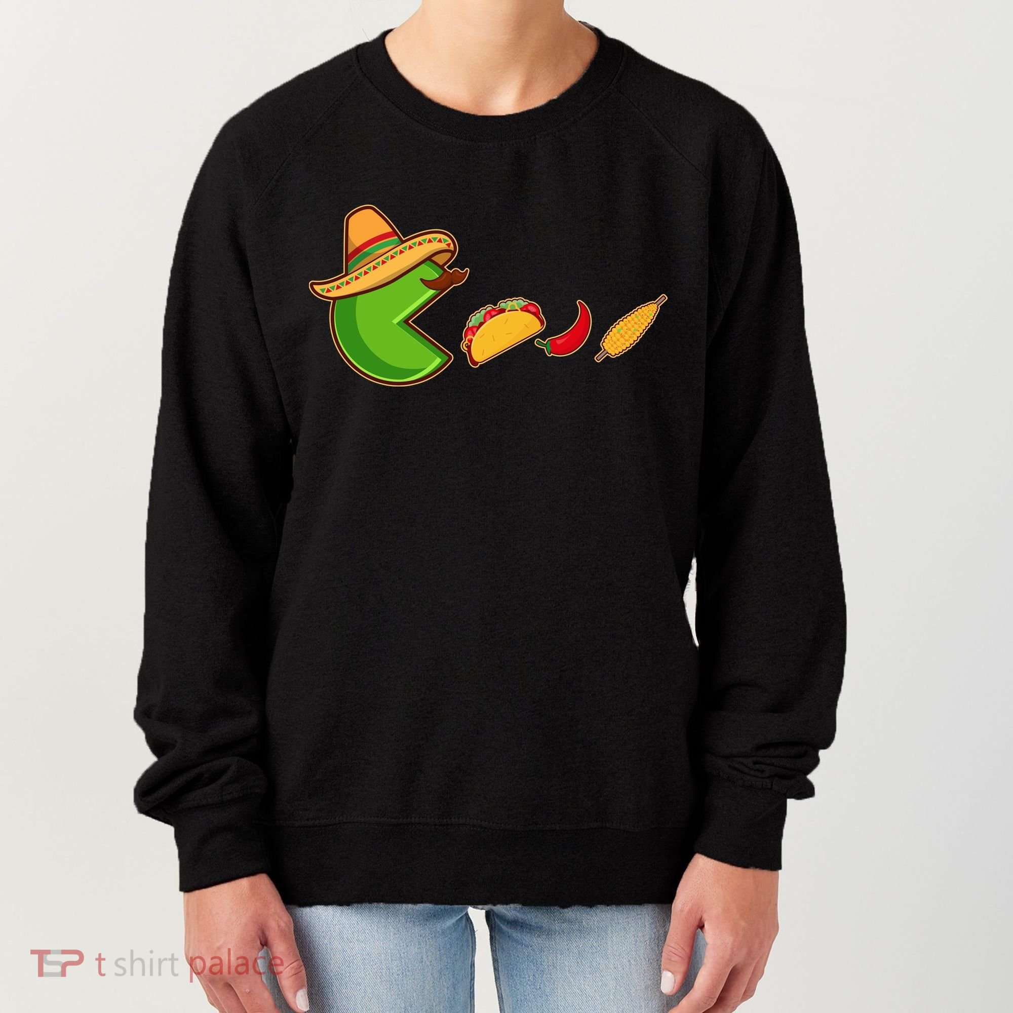 Funny Oldschool Video Game Cinco De Mayo Women's Sweatshirt