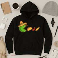 Funny Oldschool Video Game Cinco De Mayo Hoodie thumb 3