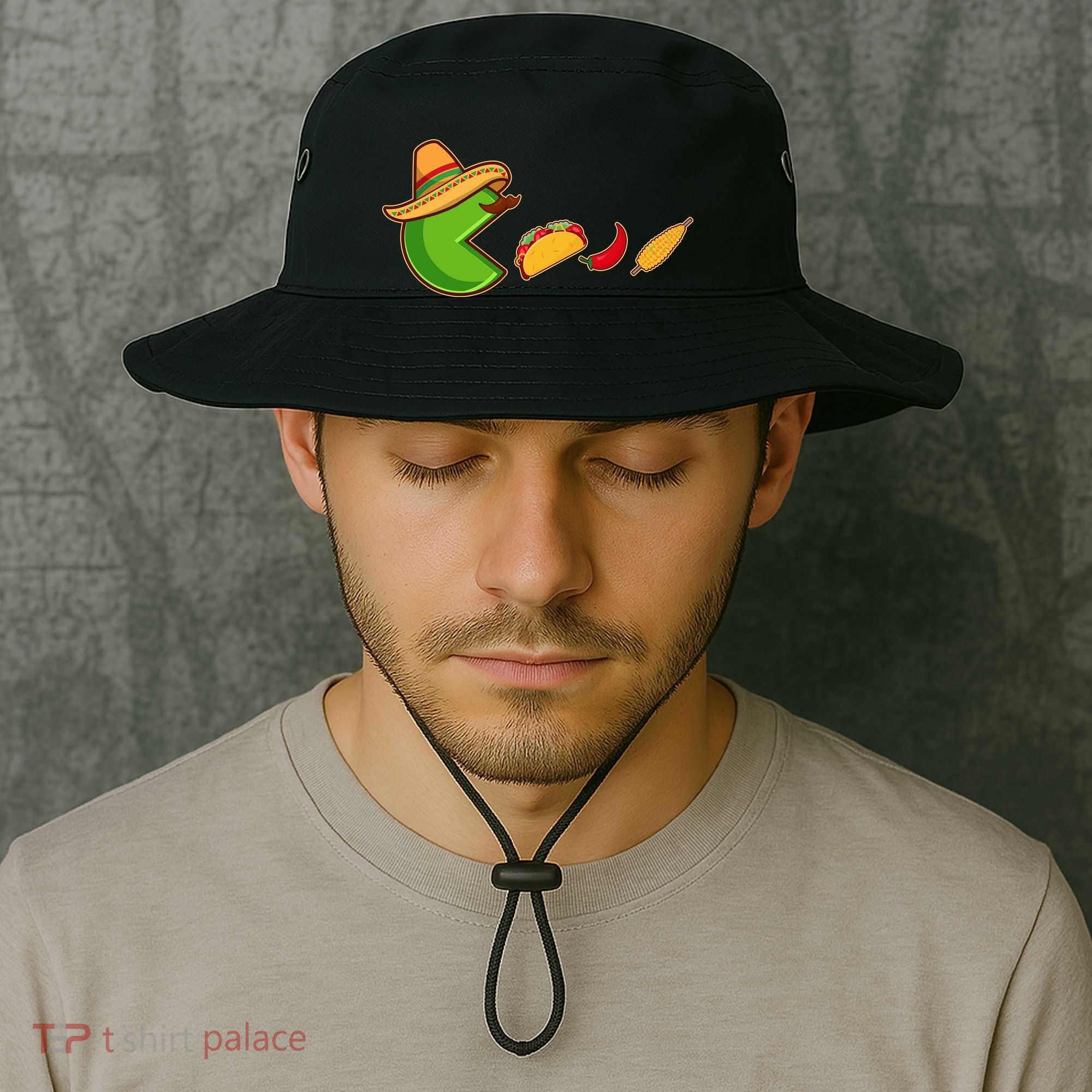 Funny Oldschool Video Game Cinco De Mayo Bucket Hat