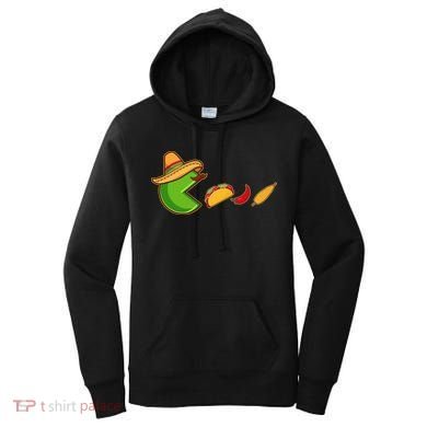 Funny Oldschool Video Game Cinco De Mayo Women's Hoodie