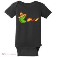 Funny Oldschool Video Game Cinco De Mayo Baby Bodysuit thumb 0