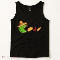 Funny Oldschool Video Game Cinco De Mayo Tank Top thumb 2