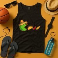 Funny Oldschool Video Game Cinco De Mayo Tank Top thumb 4