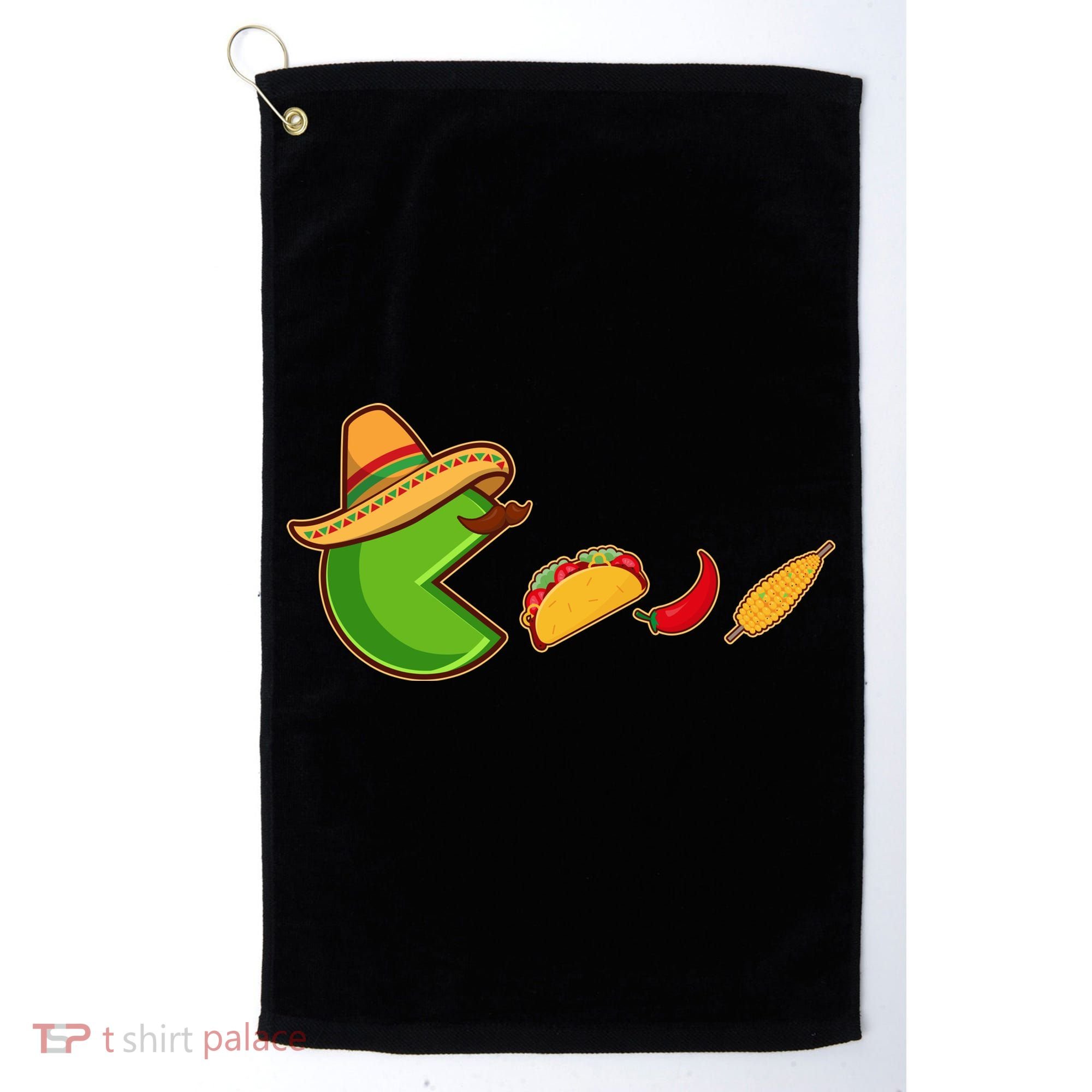 Funny Oldschool Video Game Cinco De Mayo Golf Towel