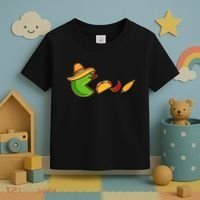 Funny Oldschool Video Game Cinco De Mayo Toddler T-Shirt thumb 3