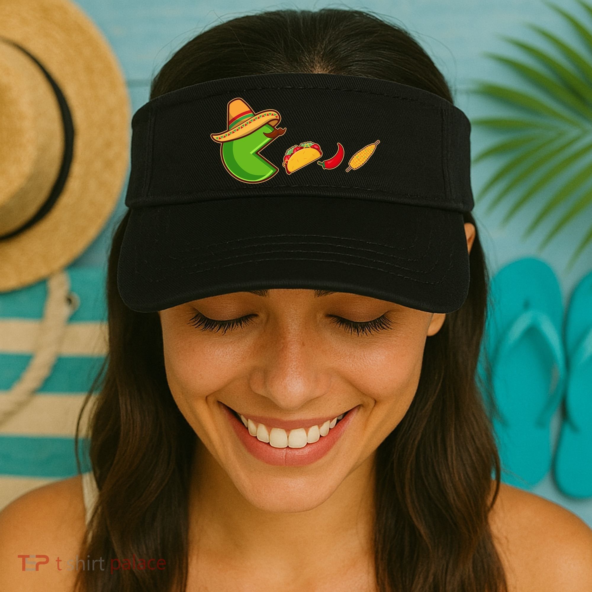 Funny Oldschool Video Game Cinco De Mayo Visor