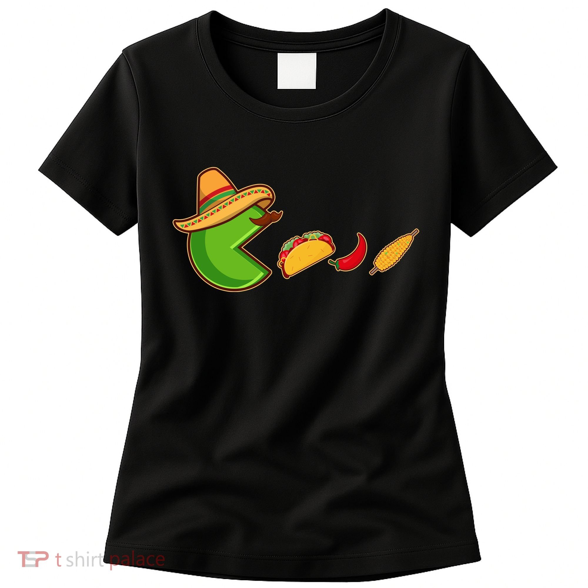 Funny Oldschool Video Game Cinco De Mayo Women's T-Shirt