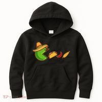 Funny Oldschool Video Game Cinco De Mayo Kids Hoodie thumb 0