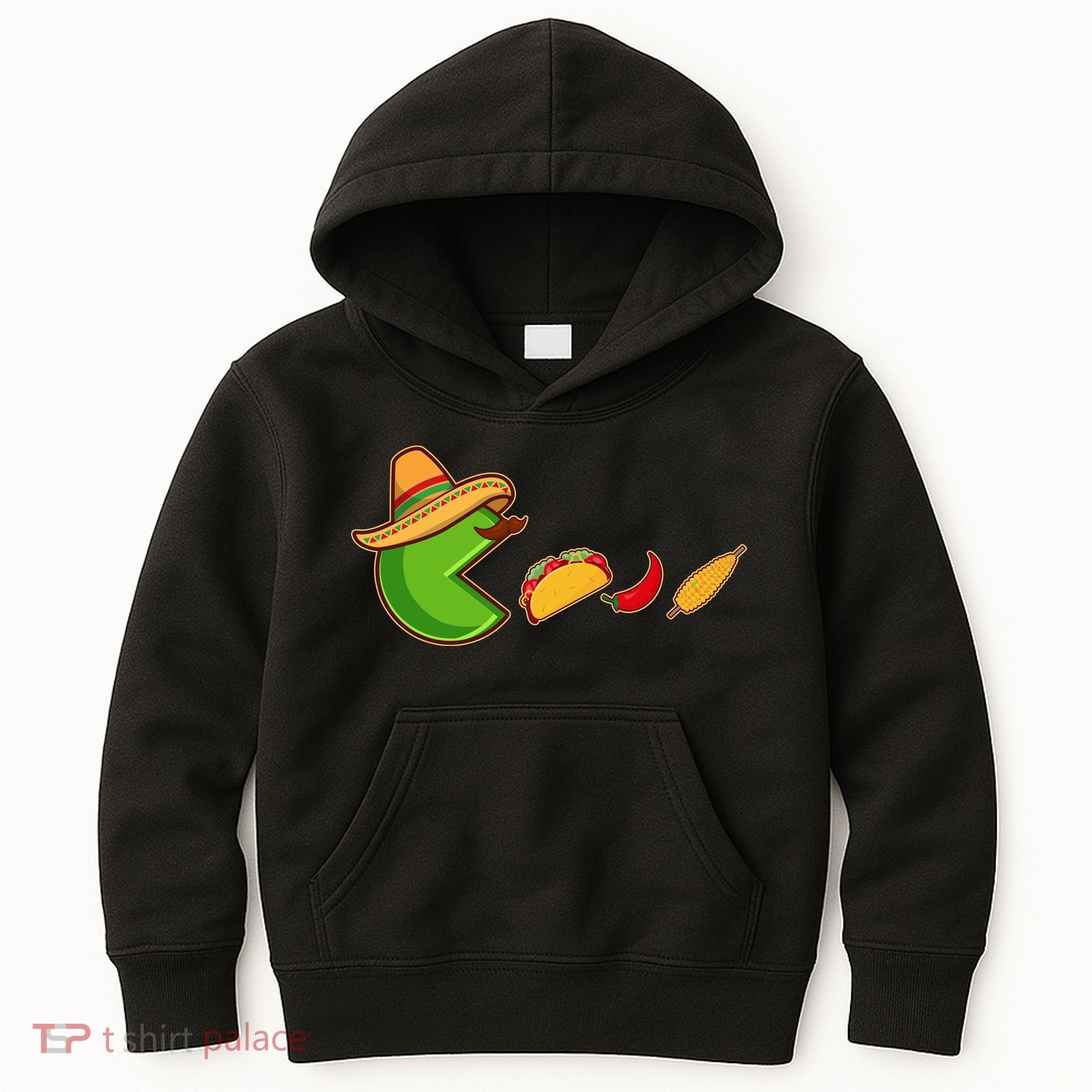Funny Oldschool Video Game Cinco De Mayo Kids Hoodie