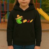 Funny Oldschool Video Game Cinco De Mayo Kids Hoodie thumb 3