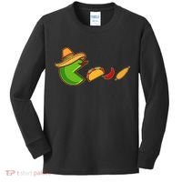 Funny Oldschool Video Game Cinco De Mayo Kids Long Sleeve Shirt thumb 0