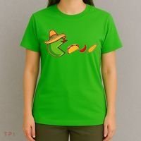 Funny Oldschool Video Game Cinco De Mayo T-Shirt thumb 4