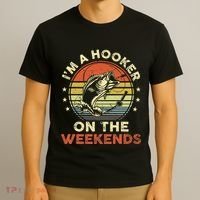 Fishinghooker On Weekends T-Shirt thumb 3