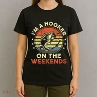 Fishinghooker On Weekends T-Shirt thumb 4