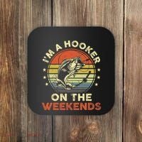 Fishinghooker On Weekends Coaster thumb 0
