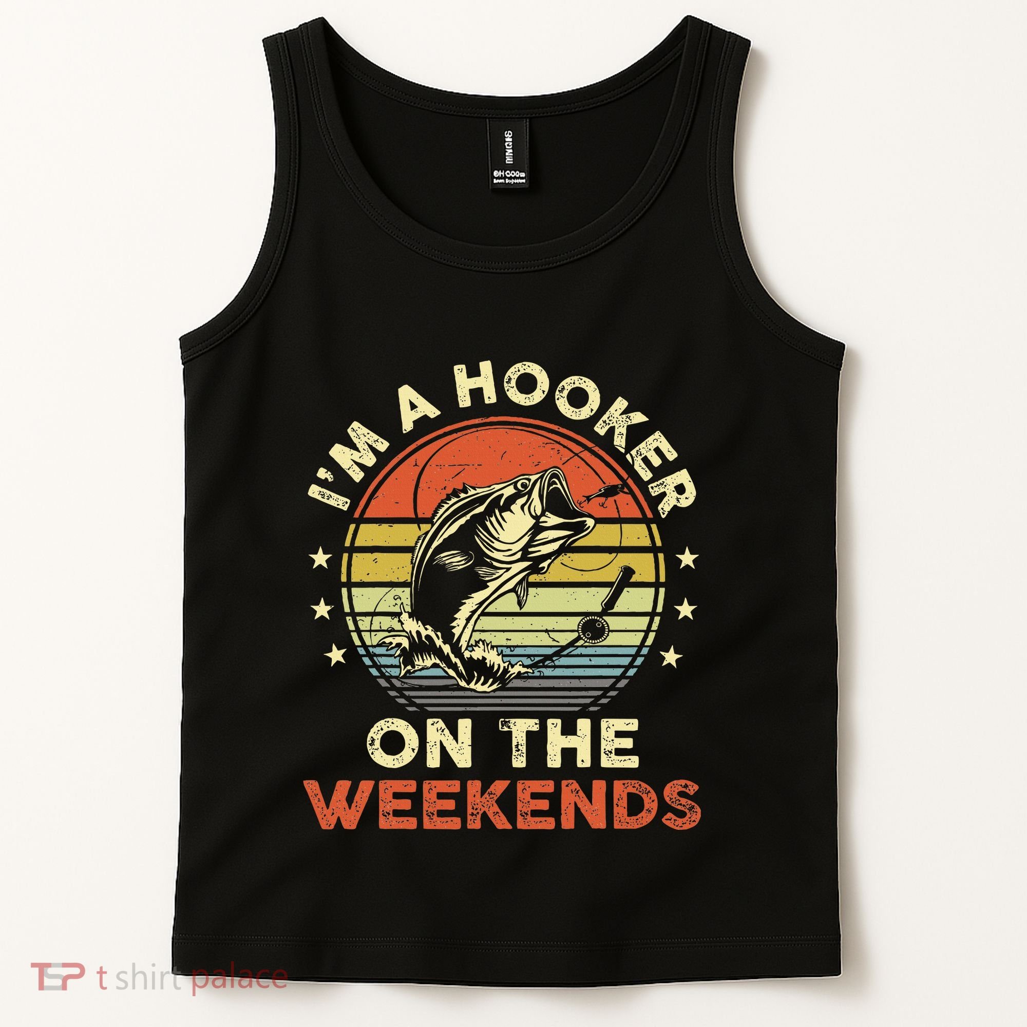Fishinghooker On Weekends Tank Top